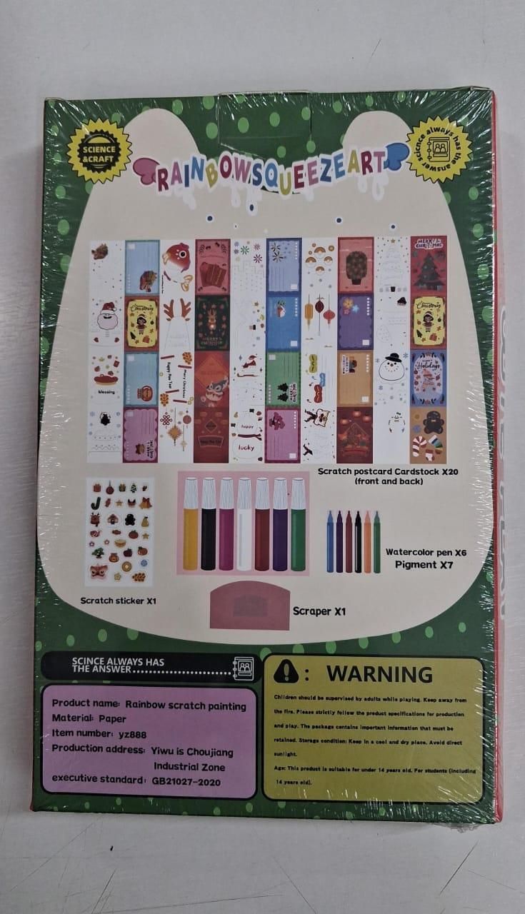 Rainbow Dot Painting Art Kits (105 pcs / 3 Box)